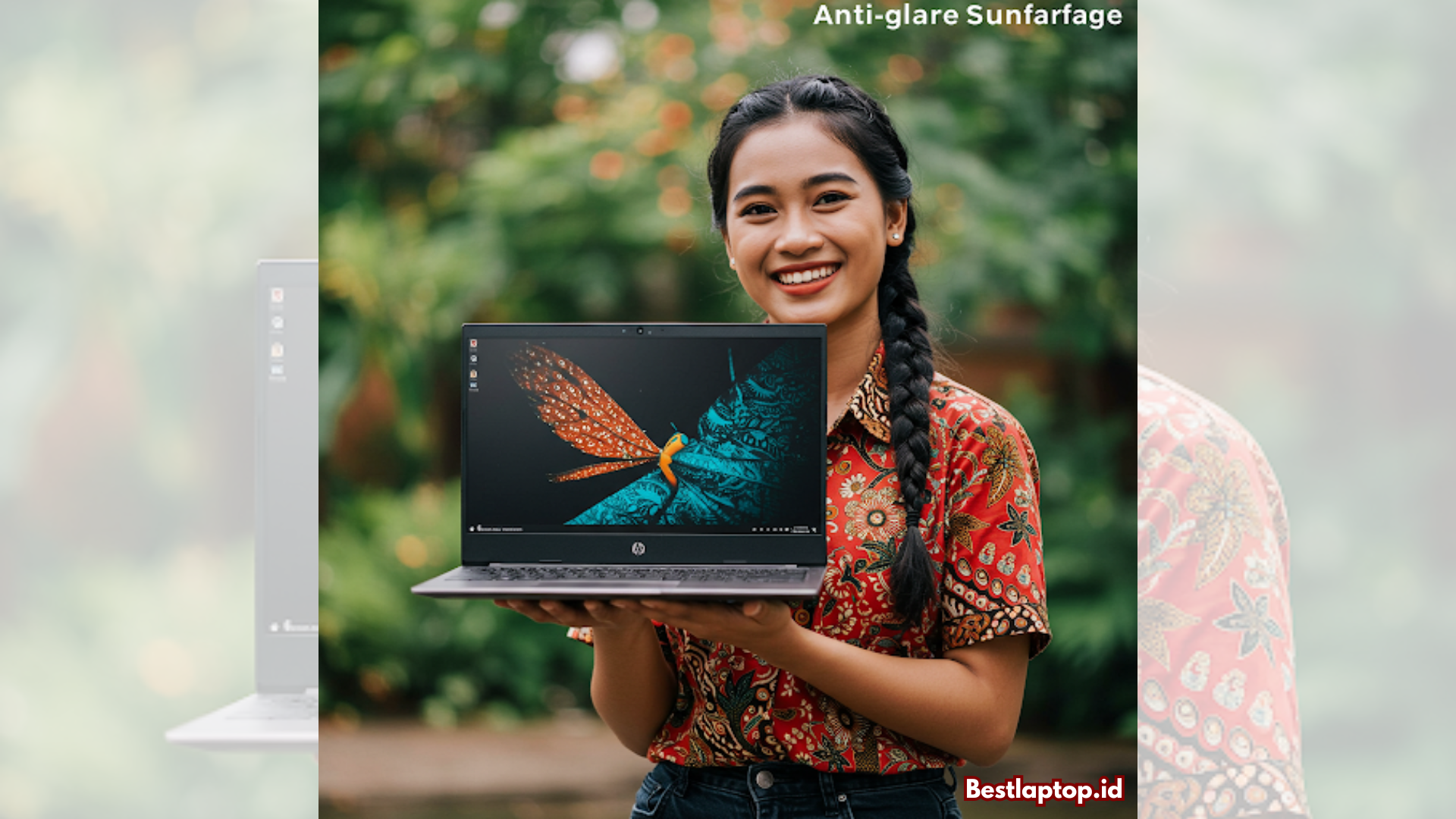 Laptop HP Berlayar Anti-Glare