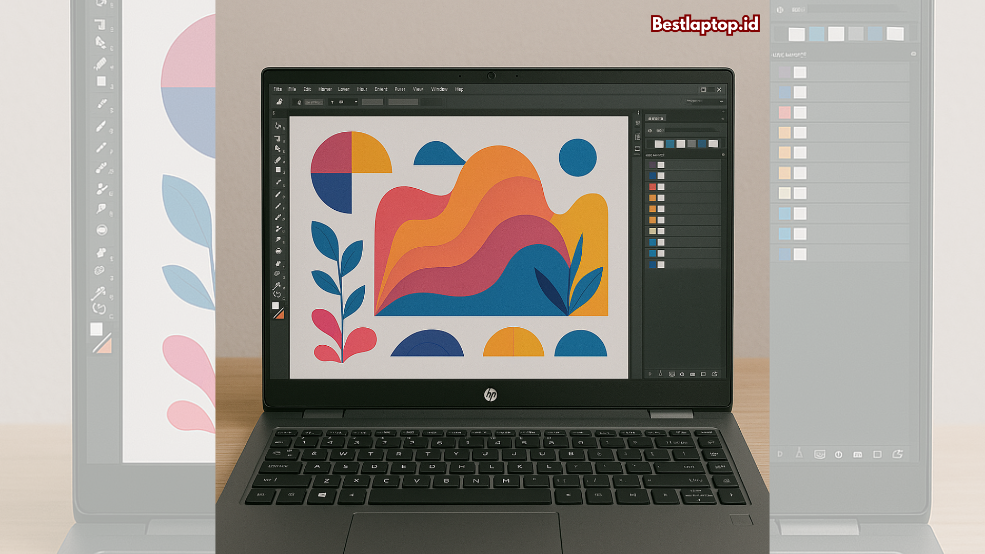 Laptop HP untuk desain grafis​