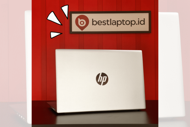 Laptop HP Desain Aluminium.
