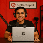 Laptop HP dengan Webcam