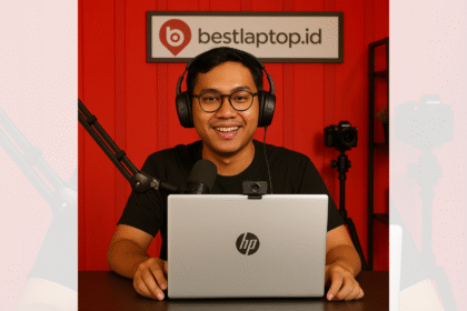 Laptop HP dengan Webcam