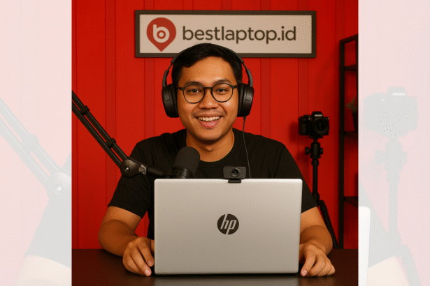 Laptop HP dengan Webcam