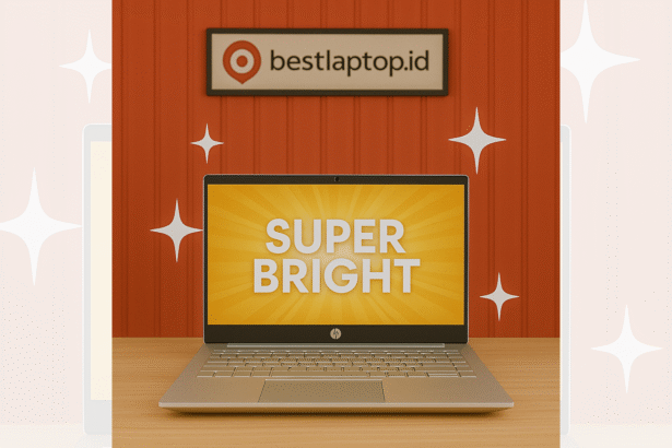 laptop HP Super Bright