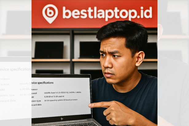 melihat spesifikasi laptop HP