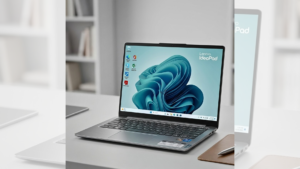 layar laptop OLED: lenovo ideapad (by.gemini)