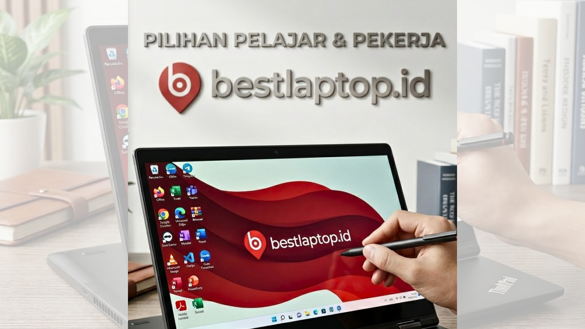 Laptop Layar IPS Touchscreen